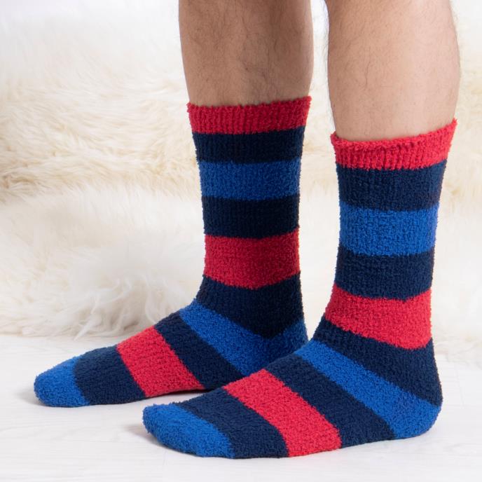 totes toasties® Mens Super Soft Cosy Socks (Triple Pack) Navy Mix Extra Image 2